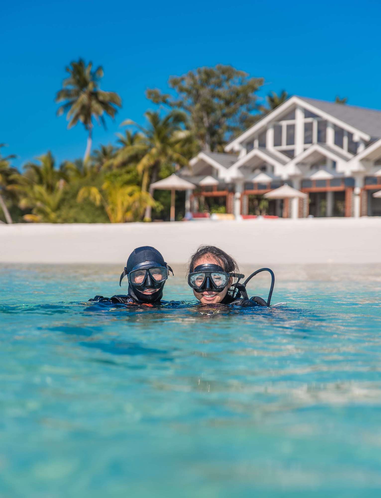 pair of scuba divers